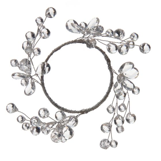 Декор для свечи &quot;Венок&quot;, D кольца = 8см, L17 W13 H1,5 см