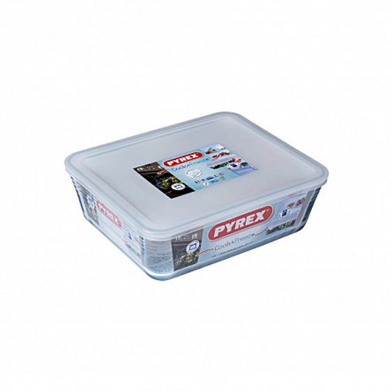 Форма для запекания и выпечки с крышкой COOK&amp;FREEZ 4л 27x22x9см прямоугольная