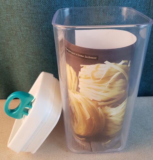 !09 Герметичная емкость для хранения с крышкой, 1.1 л., Франция, форма квадрат