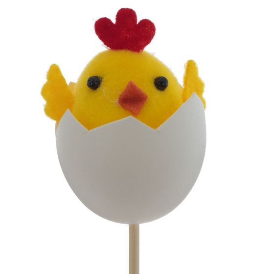 Изделие декоративное (вставка) &quot;Цыпленок&quot; (3,5*6), L5 W5 H30 см, 5в.