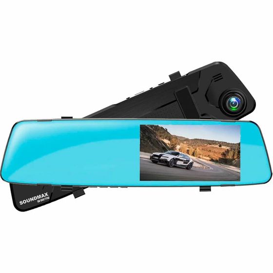 Видеорегистратор Soundmax SM-DVR77FHD черный 170° 1920×1080 (SM-DVR77FHD)