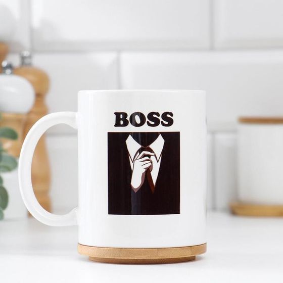Кружка керамическая BOSS, 320 мл