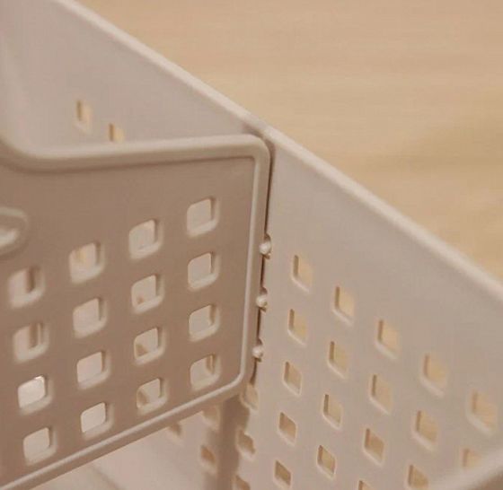 Органайзер переносной ЛОФТ латте 150х150х160мм с перегородкой