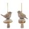 Изделие декоративное подвесное "Птичка", L5,5 W4,5 H7,5 см, 2в.
