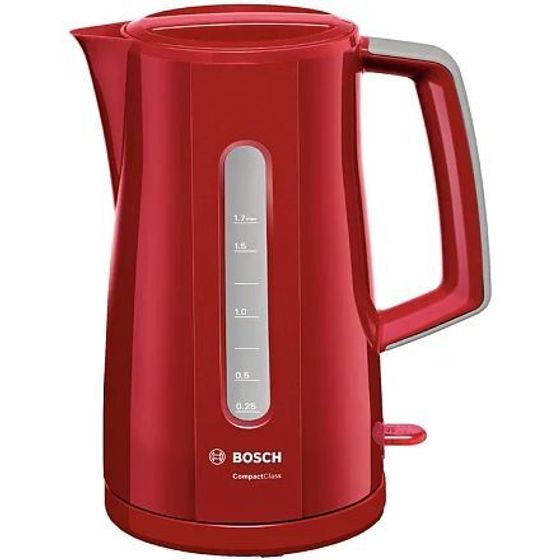 Чайник электрический Bosch TWK3A014 1.7 л 2400Вт красный