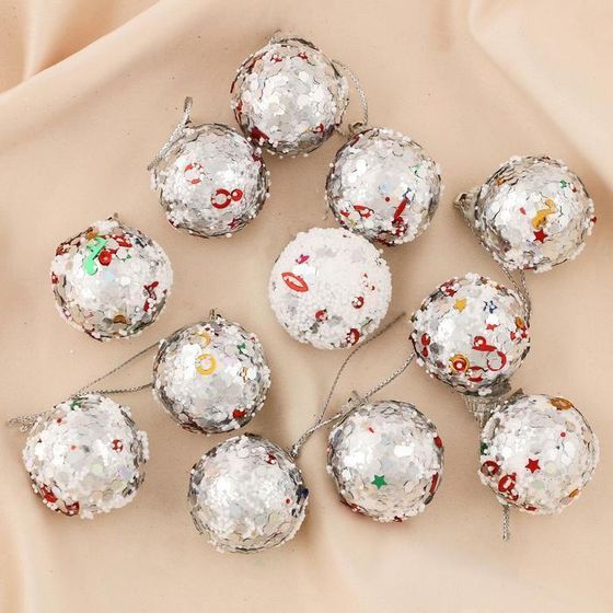 !09 Набор шаров пластик d-3 см, 24 штуки "Волшебный перелив"