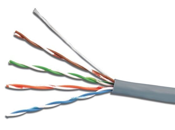 Витая пара UTP 4 пары cat5E solid 0.40мм CCA 305м серый