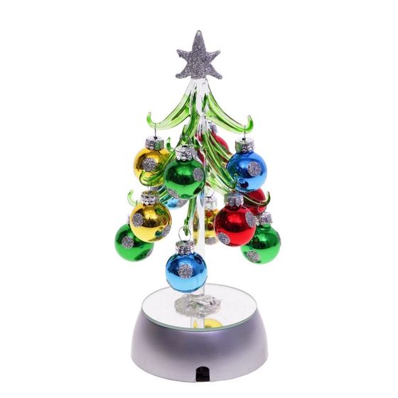 Изделие декоративное с подсветкой &quot;Ёлочка&quot;, L10 W10 H20 см, (3хАА н/п), 4в.