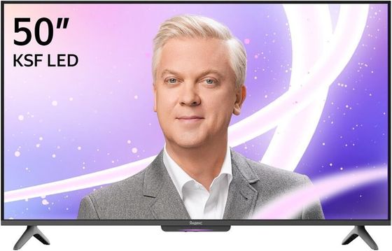 Телевизор LED 50&quot; Яндекс YNDX-00075 черный 4К UHD SmartTV