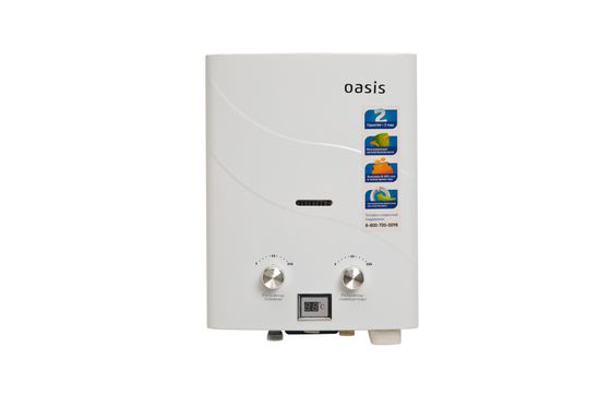 Газовая колонка Oasis B-12W бездымоходная белый