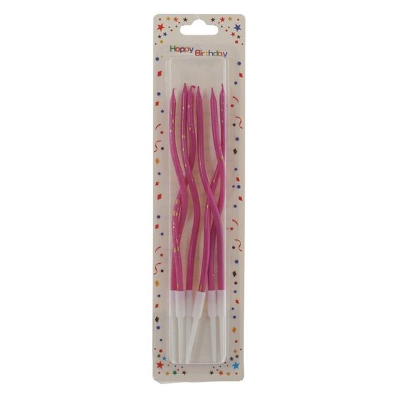 Набор из 11-ти свечей для торта, L5 W1 H20 см