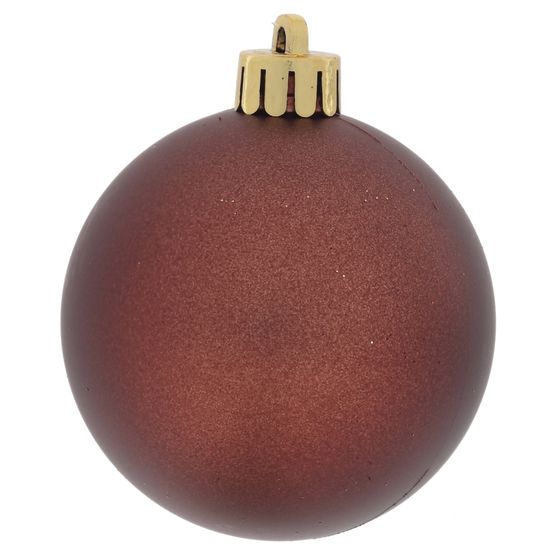 Набор из 6шт Украшение новогоднее "Шар", D 6 см, L17,5 W6 H11,5 см