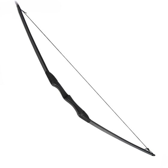 !09 Сувенирное деревянное оружие "Лук спортивный", подростковый, чёрный, массив ясеня, 120 см.