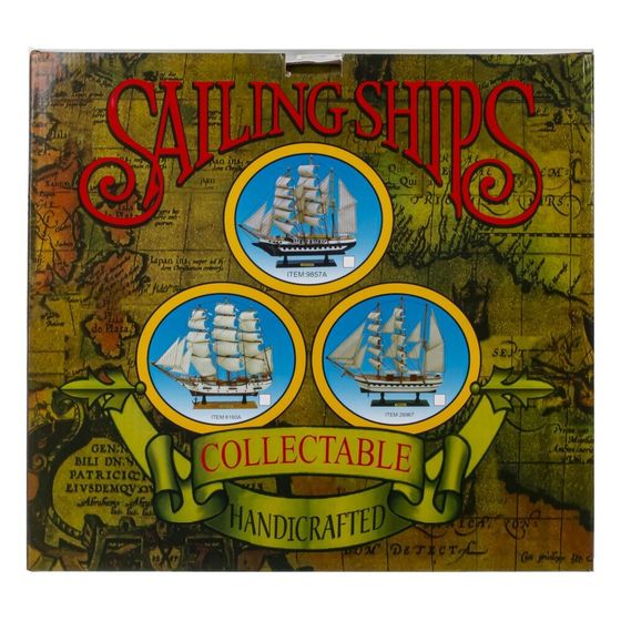 Изделие декоративное &quot;Корабль&quot;, L49 W9 H43 см