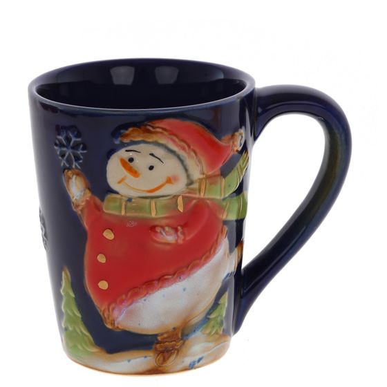 Кружка, L12 W8,5 H10,5 см., 300 мл, 4в.