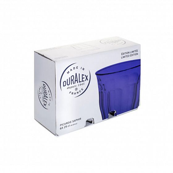 Набор стаканов французских PICARDIE SAPHIR 6шт 250мл