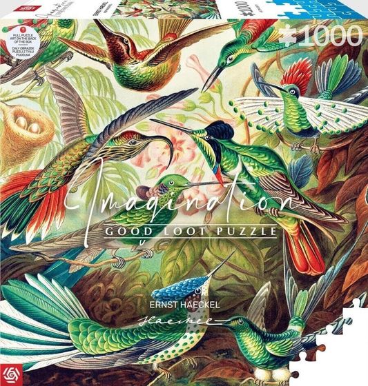 Good Loot Good Loot Puzzle: Ernst Haeckel - Hummingbirds (1000 elementów)