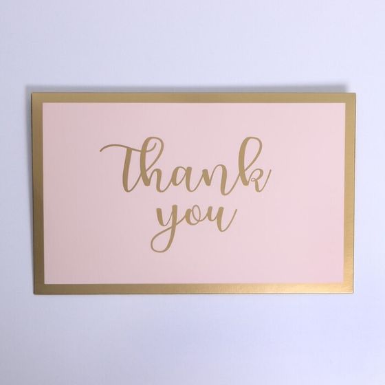 !Коробка для шоколада 5 штук Thank you, 22 × 12 см