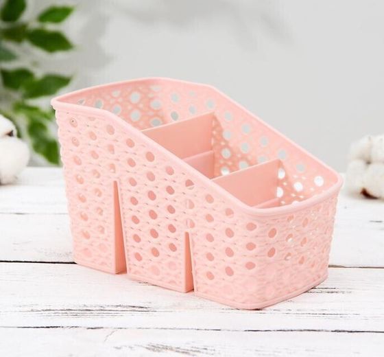 !09 Органайзер "Петельки" 3 отделения 15,5×13,5×10 см, цвет МИКС