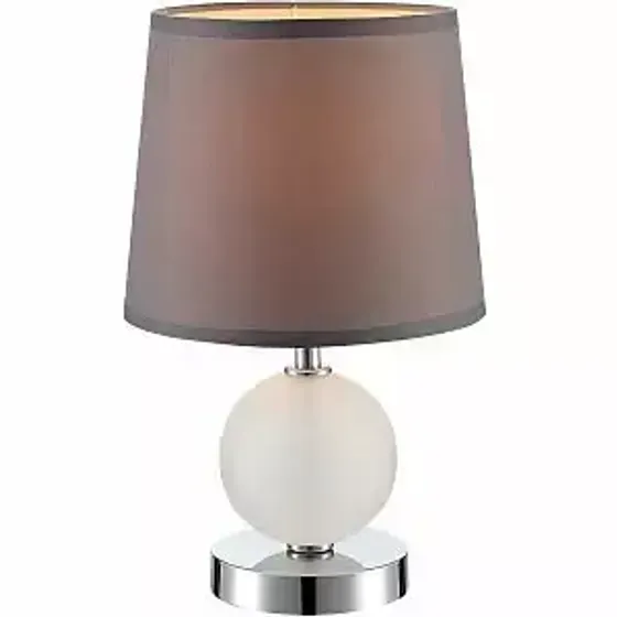 !09 НАСТОЛЬНАЯ ЛАМПА GLOBO VOLCANO 21669 цвет серый