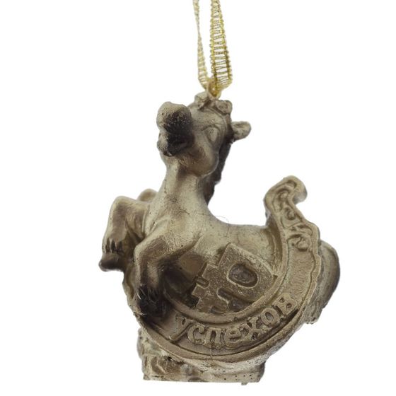 Фигурка декоративная подвесная &quot;Лошадка&quot;, L4 W2 H5,5 см, 2в.