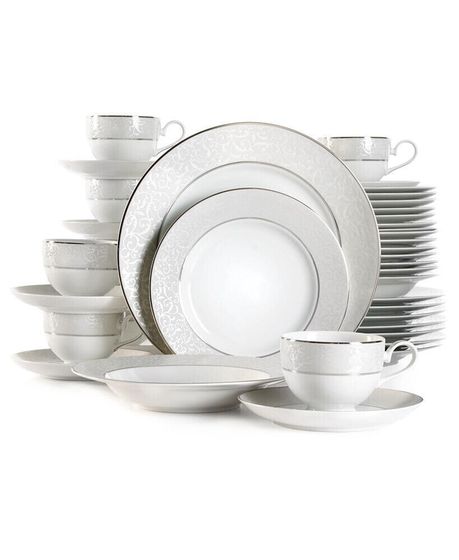 Parchment 40 Pc. Dinnerware Set, Service for 8