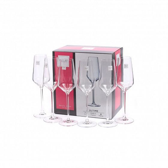 Набор фужеров (бокалов) для шампанского УЛЬТИМ 6шт 210мл