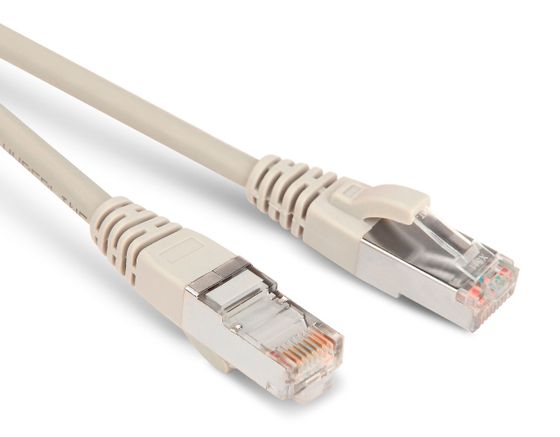 Патч-корд Hyperline PC-LPM-STP-RJ45-RJ45-C5E-2M-LSZH-GY F/UTP общий экран RJ-45&amp;lt;&amp;gt;RJ-45 кат.5E 2м серый LSZH (уп