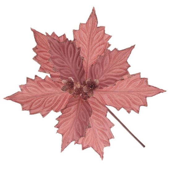 Цветок искусственный &quot;Пуансеттия&quot;, L30 W30 H35 см, 6в.