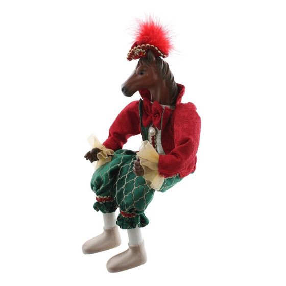 Игрушка набивная  &quot;Лошадь&quot;, L18 W10 H43/24 см