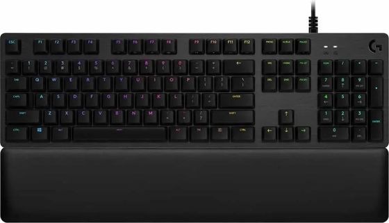 Клавиатура Logitech Gaming Keyboard G513 Carbon GX Brown игровая проводная черный (920-009329)