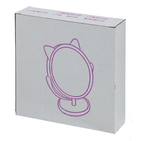 Зеркало настольное, L17 W10 H20 см