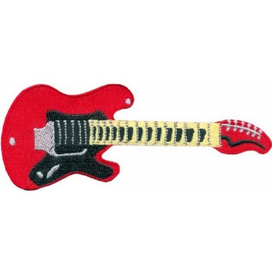 Нашивка &quot;Guitar red - Гитара красная&quot;
