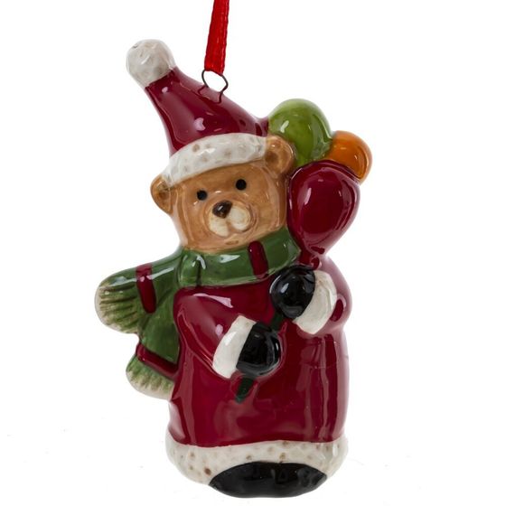 Изделие декоративное подвесное &quot;Сапог/Мишка/Олень/Снеговик&quot;, L6 W3,5 H8 см, 4в.