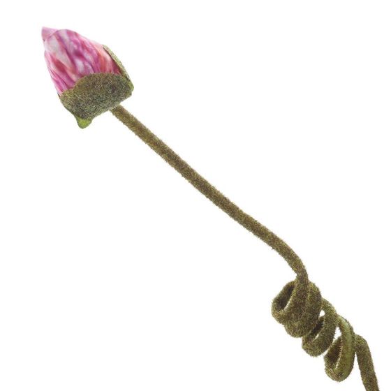 Цветок искусственный "Мак", L19 W15 H91 см