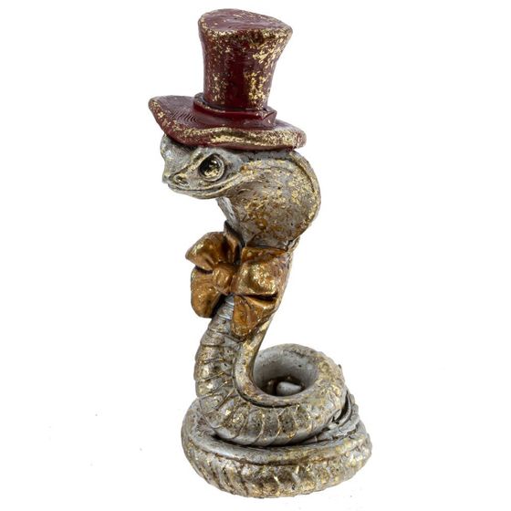 Фигурка декоративная &quot;Змея&quot;, L3 W3 H8 см, 6в.