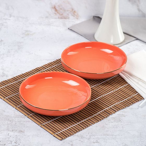 Тарелка суповая CORAL GOLD 19см