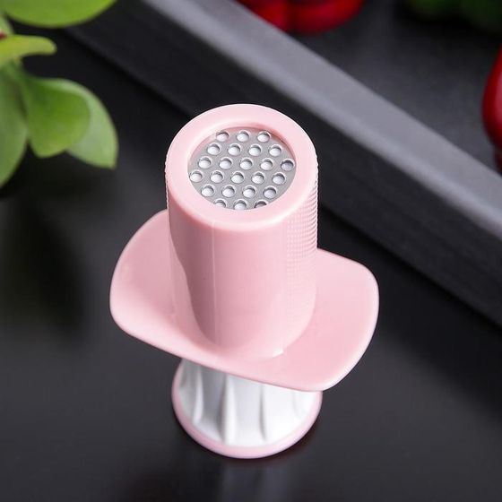 !09 Пресс для чеснока «Конус», 11 см, цвет МИКС