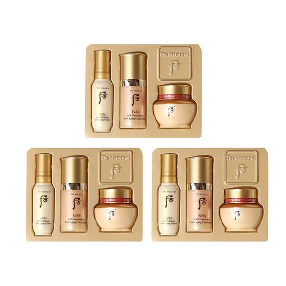 The History Of Whoo Secret Patch Revitalizing Experience Set Stabilizing Cleaning Three-Piece Set