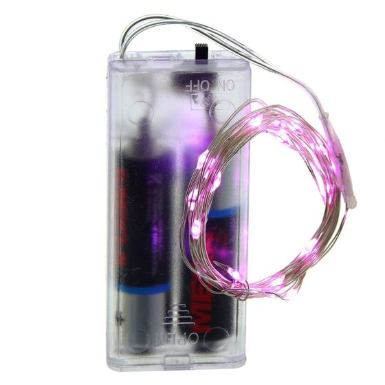 Электрогирлянда (2хАА, н/п), L200 W0,1 H0,2 см