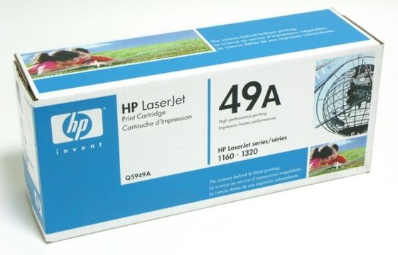Картридж лазерный HP 49A Q5949A черный (2500стр.) для HP LJ 1320/1160