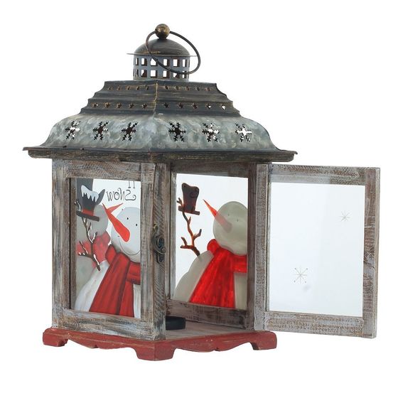 Фигурка декоративная &quot;Фонарик&quot;, L21 W21 H38,5 см