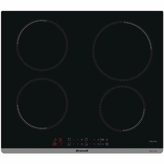 Индукционная варочная панель Brandt BPI1641PB черный