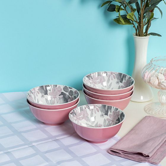 Салатник BLOOMING розовый 15.6см