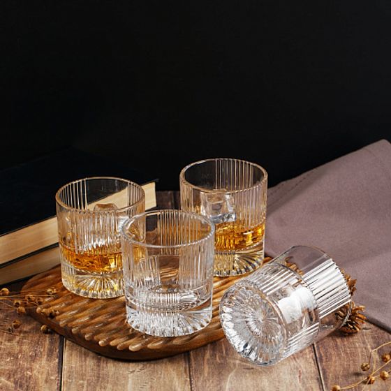 Набор из 4-х стаканов для виски DANDY 290 мл