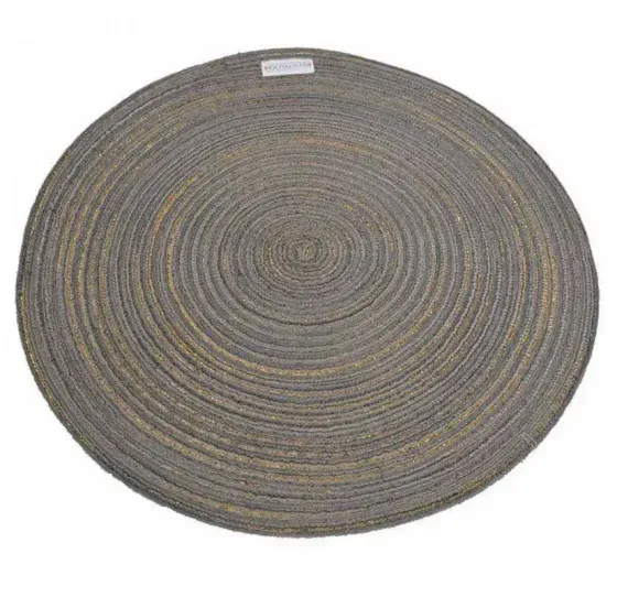 !09 Мат на стол MEADOW "Полоска" 38 см. цвет серый