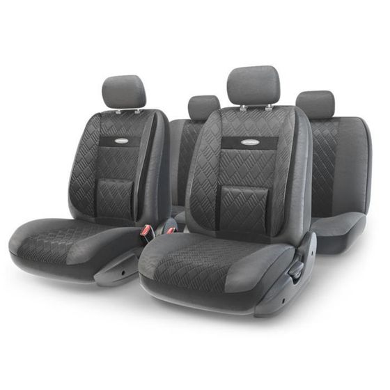 Авточехлы универсальные COMFORT COM-1105GP черный, 11 предметов