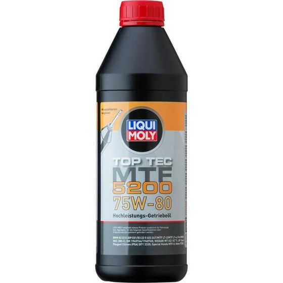 Трансмиссионное масло Liqui Moly, 75W-80, &quot;Top Tec MTF5200&quot;, 1 л