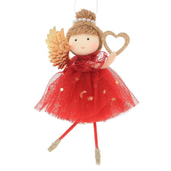 Изделие декоративное подвесное &quot;Девочка&quot;, L10 W3 H14 см, 3в.