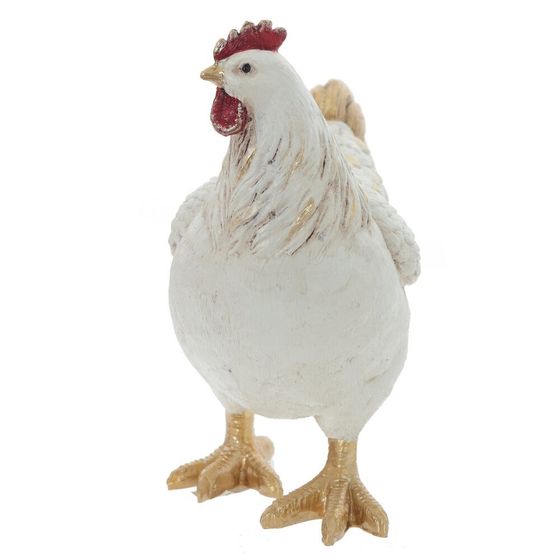Фигурка декоративная &quot;Петух/Курица&quot; (блок 2шт), L18 W9,5 H20 см, 2в.